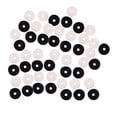 thumbnail image 1 of Paquete de 50 Perfecl Fieltro Correas Bloqueas Arandelas Bloqueo de Correa Negro, 1 of 8