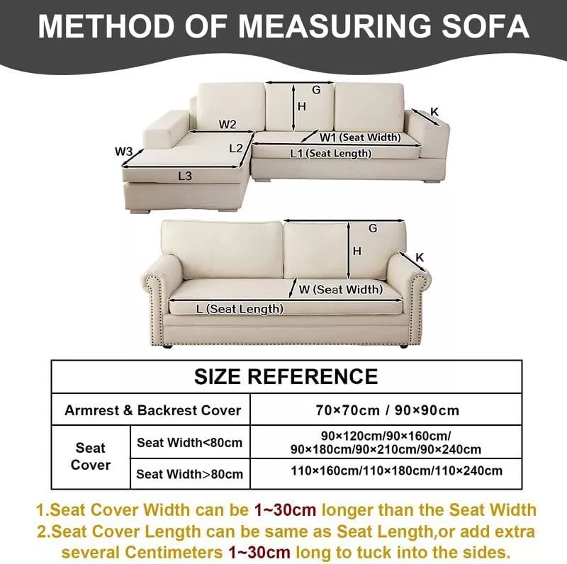 SHANNA Sofa Covers Soft Corduroy Sectional Couch Covers Nonslip Sofa Slipcover for Dogs Cats Pet Loveseat Recliner Leather L Shaped Sofa, Armrest Backrest Cover