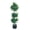 Black Pot, variant on Panapinka 120cm Triple Ball Bay Leaf Topiary, Faux Laurel with Silk Leaves for Home & Patio