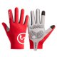 thumbnail image 1 of Guantes de bicicleta de dedos completos guantes antideslizantes para deportes de verano (rojo L), 1 of 5