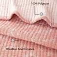 thumbnail image 3 of Mainstays 100% Cotton Matelasse Quilt Bedding Terracotta Floral Printed Denier Filled Jacquard Quilts, Full/Queen - Reversible, Breathable, 3 of 8