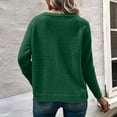thumbnail image 7 of clear 50% off Usmixi 2023 Sweater Coat for Women Fuzzy Fleece Coats for Women Casual Solid V Neck Button Long Sleeve Cardigan Tops Fall Comfy Knit Sweater Outerwear Winter Sweater Coat, 7 of 7