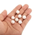 thumbnail image 4 of Unique Bargains Pendentifs Perles Fausses 12mm, Lot de 150 Perles Rondes Imitation Perles, Blanc Doré, 4 of 6