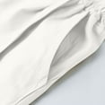 thumbnail image 6 of Miluxas Girl's Casual High Waisted Wide Leg Shorts Summer Pleated Dressy Shorts with Pockets White 3-4 Years, 6 of 6
