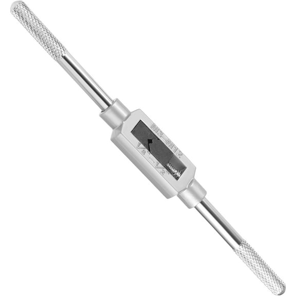M3-M12 Adjustable Tap Wrench Handle, 1/16"-1/2" Reamer Steel Adjustable Wrench Hand Tool