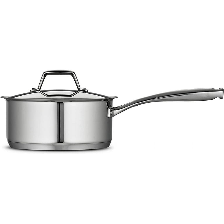 Tramontina Gourmet Prima 8 qt Tri-Ply Base Stainless Steel Covered Stock Pot