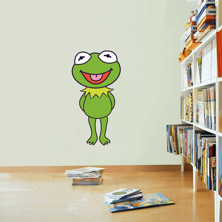 Kermit The Frog Vinyl Decal Kids Bedroom Nursery Art Green Frog