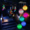 thumbnail image 2 of LINLIN  Solar Wind Chime Light, Wind Chime Lights Color Changing Outdoor Home Mobile Hanging Bells Chime Waterproof for Patio Yard Garden, 2 of 8