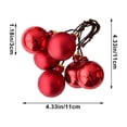 thumbnail image 3 of Puntoco Adornos Navideños Bolas Navideñas Recortes Ramos De Flores Simuladas Decoraciones Bolas Navideñas Flores Secas De Frutos Rojos Decoraciones, 3 of 6