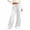 White, variant on Purcolt Womens Athletic Pants Casual Drawstring Elastic Waist Wide Leg Sweatpants Comfort Loose Fit Trousers with Pockets for Running Workout Gym