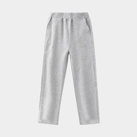 ATOGUTA Uniform for Boys Pants Size 3T-15 Elastic Waist Athletic Joggers for Running Sports Outdoor School Uniform Gray