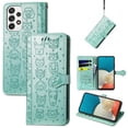 thumbnail image 1 of Funda Cartera FOXDOCK para Samsung Galaxy A53 5G , Flip PU con Relieve de Gatos y Perros, Tarjetero y Soporte, 1 of 6