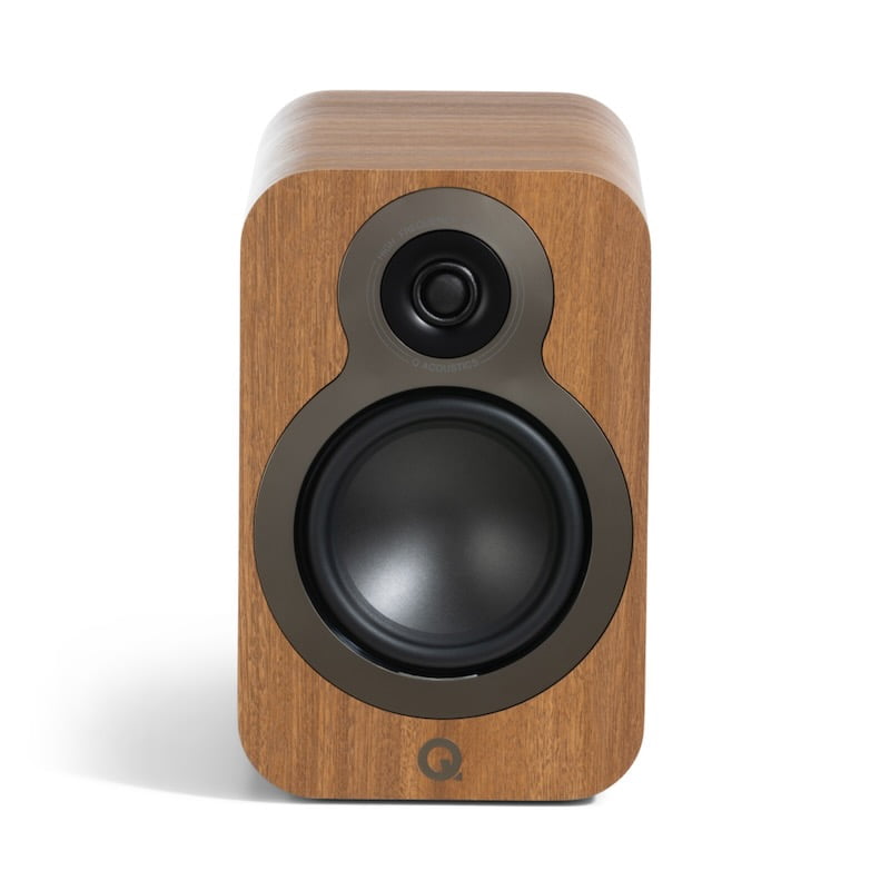 Q Acoustics 3010c Bookshelf Speakers – Pin Oak (Pair)