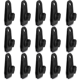 20 Tarp Clips + 10 Bungee Balls + 4 Tent Cords + 2 Storage Bags – Heavy Duty Camping, Awning & Cover Accessories