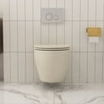 thumbnail image 3 of DeerValley  Liberty 1.59 GPF Wall Hung Elongated Toilets Included Seat Bone, 3 of 5