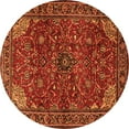 thumbnail image 1 of Ahgly Company Indoor Round Persian Orange Traditional Area Rugs, 3' Round, 1 of 1