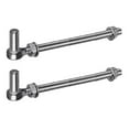 thumbnail image 5 of Pair Steel J Bolts Post Hinges Heavy Duty Gate Hinges Rustproof Door Hinges Corrosions Resistant Door Hinges for Outdoor Gate, 5 of 8