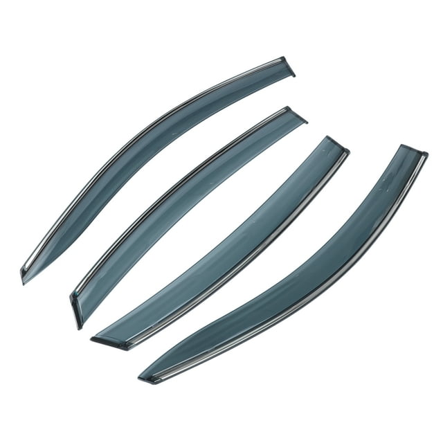Deflectores de ventana Unique Bargains para Nissan Sentra 2007-2012, visores de ventilación de ventana lateral, protectores de lluvia