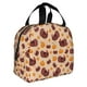 thumbnail image 2 of Easygdp Thanksgiving Turkey and Pumpkin Bolsa Térmica Premium - Tela Oxford Impermeable, Gran Capacidad, Bolsillo Frontal, Unisex para Trabajo, Escuela, Actividades al Aire Libre y Picnics, 2 of 8