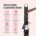thumbnail image 3 of Automatic Rotating Curling Iron, 1.1-Inch Auto Hair Curler with 4 Temperature Settings & LCD Display, Anti-Scald & Dual Voltage, 3 of 15