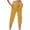 A01_Yellow, variant on ylioge Relaxed Fit Straight Pants for Women Pockets Summer High Waist Daily Wear Capri Trousers Drawstring Solid Color Comfy Capris Pantalones