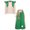 Green, variant on TiaoBug Kids Boys Arabian Prince Adventure Outfit Embellished Long Sleeve Top with Harem Pants Baggy Bottoms Purple 4