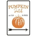 thumbnail image 2 of New Metal Sign Aluminum Sign Pumpkin Patch Sign Decor Easter Lover Fall Sign for Outdoor & Indoor 12" x 8", 2 of 2