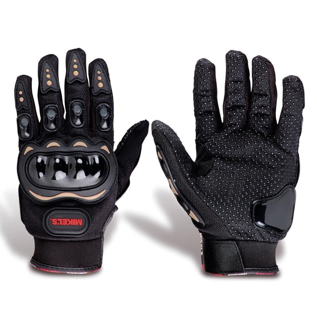 Guantes MIKELS con Refuerzos de Seguridad Extra grandes color Negro talla XL