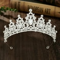 thumbnail image 4 of Tiaras for Women, Crowns for Women, Princess Crown, Pink Tiara, Queen Crown, Wedding Tiaras for Bride Prom Birthday Party Hair Accessories, Rhinestone Headband Tiara Gifts, 4 of 7