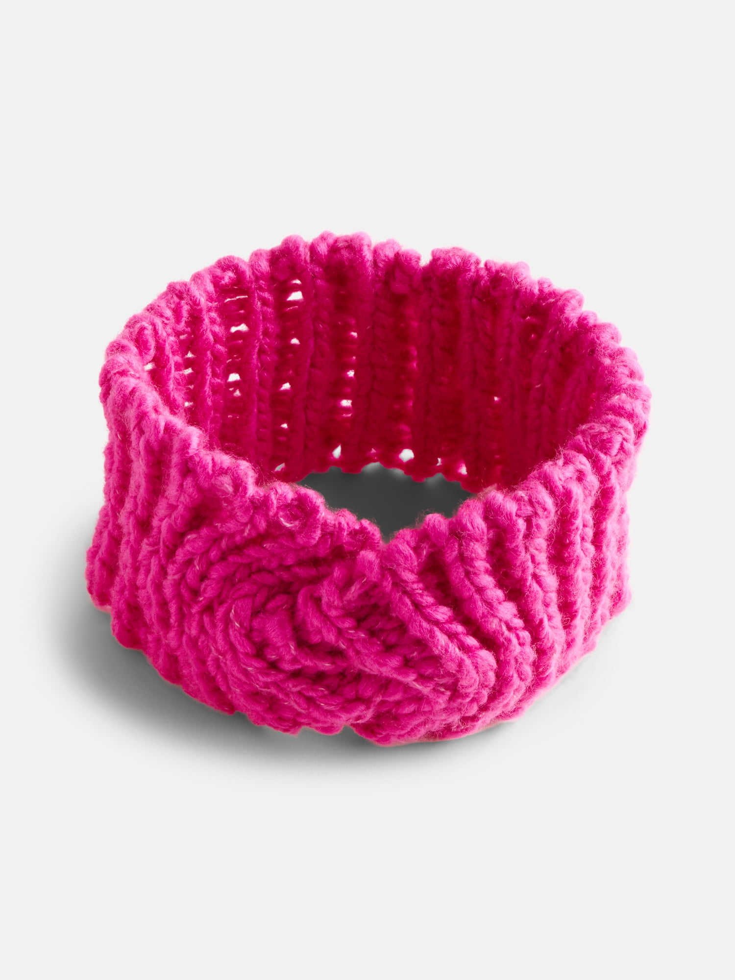 Scenario Women's Chunky Textured Headband, One Size Fits Most, Jester Pink