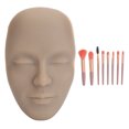 thumbnail image 2 of Tablero Facial De Práctica De Maquillaje, Juego Facial Portátil De Práctica De Maquillaje Para Salón De Belleza Para Principiantes En Cosmética, 2 of 7