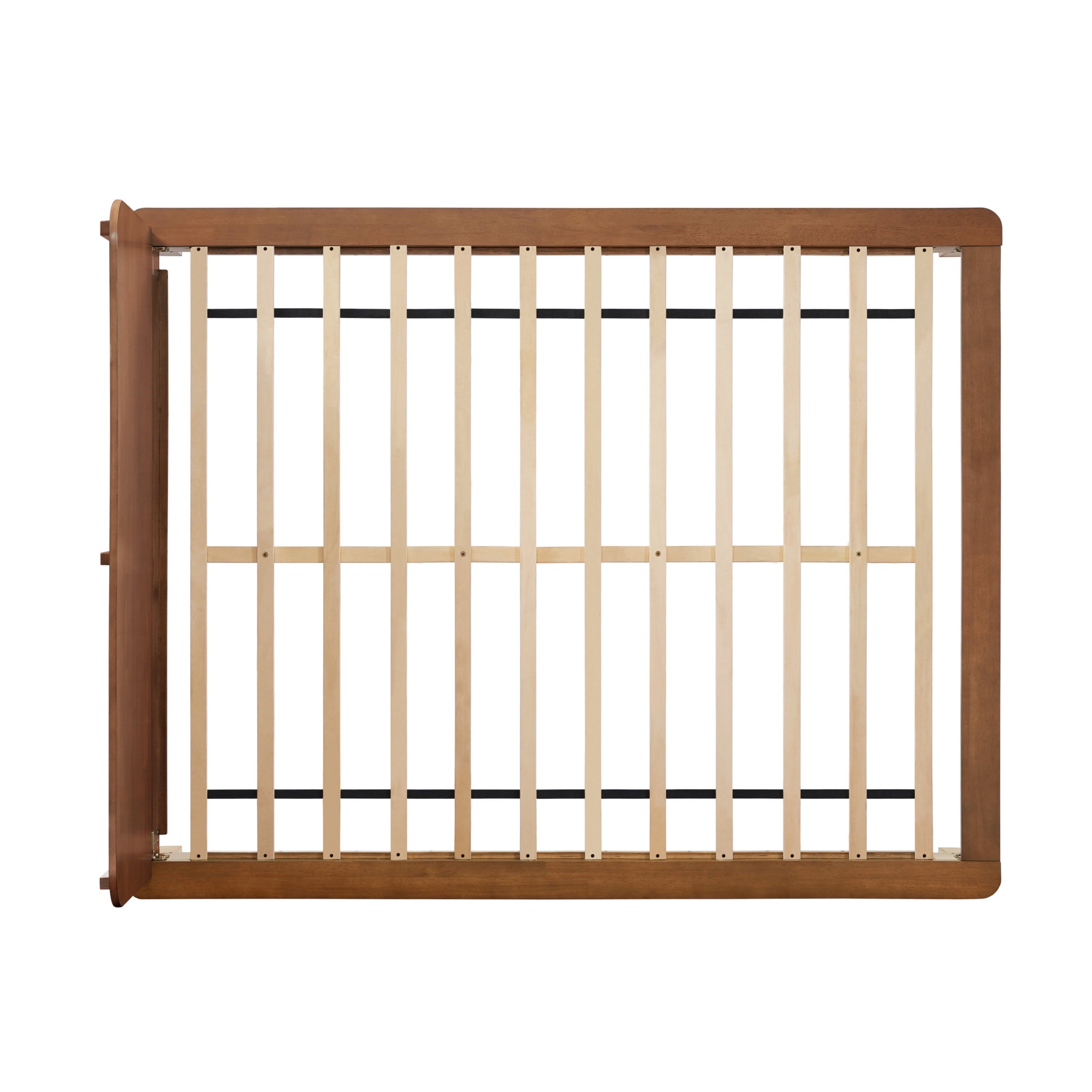 Christopher Knight Home Queen Platform Bed Frame with Curved Headboard, Walnut