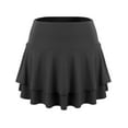 thumbnail image 2 of Doublju Women's Flared Skater Mini Skirt (Plus Size Available), 2 of 4