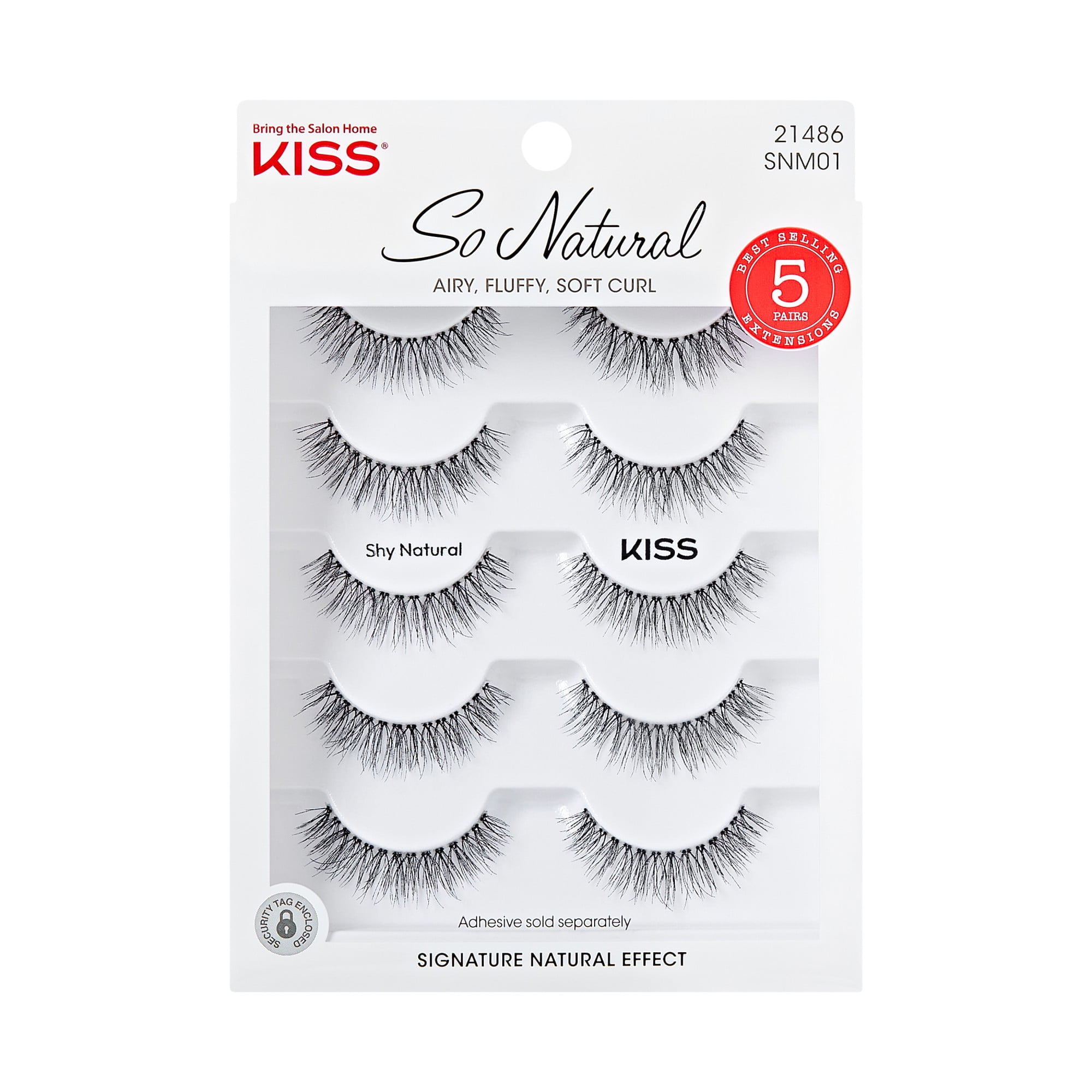 KISS So Natural 01, Natural, Strip Lash