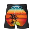 thumbnail image 4 of Njoeus Mens Swim Trunks, Men's Swimwear Mens Fashion 3D Printed Swim Board Short Bathing Suit Men Summer Hawaiian Beach Shorts with Pockets Elastic Waist S-5XL (Available in Big & Tall Size), 4 of 6
