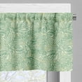 thumbnail image 5 of Ambesonne Tropical Valance & Curtain, Hawaii Fern Leaves Art, 55"x30", Pale Green and Jade Green, 5 of 7