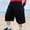 Black-kids summer shorts, variant on MKOSPLRT 4-14 Years Kids Capri Pants for Summer Boys Elastic Waist Baggy Cargo Shorts Casual Wide Leg Shorts Solid Joggers with Pokcet