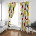 thumbnail image 2 of Coolnut Room Darkening Window Curtains Drapes Bright Summer Fruits Thermal Insulated Grommet Blackout Curtains 84x55 in 2 Panels, 2 of 6