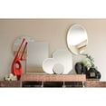 thumbnail image 3 of Frameless Hanging Wall Mirror, Octagonal (22 x 28 Inch), Silver, 3 of 3