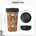 thumbnail image 3 of Junzan Fruit-Flavored Ice-Cream for Stainless Steel Vacuum Insulated Tumbler - Reusable Insulated Cold Brew Iced Coffee Cup Thermos -Gifts for Women Men Him Her, 3 of 8