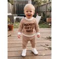 thumbnail image 4 of Lairauiy Toddler Baby Boys Fall Outfit 6 12 18 24 Months 2T 3T Long Sleeve Striped Sweatshirt with Pants Clothes Set, 4 of 9