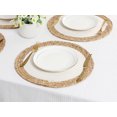 thumbnail image 6 of Unique Bargains Set of 4 Placemats for Dining Table Decor Table Mats Beige 14x14in, 6 of 7