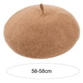 thumbnail image 6 of D-GROEE Girls French Beret Hat Artist Hat Solid Warm Beanie Cap Women Painter Hat Winter Autumn, 6 of 8