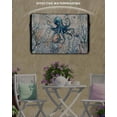 thumbnail image 2 of Nautical Teal Outdoor TV Cover 60 to 65 inch Octopus Ocean Coral Starfish Coastal Map Waterproof Dustproof TV Covers for Outside with Zipper Remote Control Pocket Flat Screen Protectors, 2 of 7