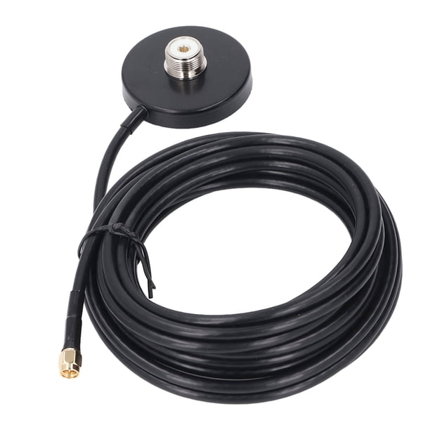 Base De Antena Magnética, Base De Antena Magnética Para Automóvil Accesorio Seguro SMA Macho A PL 259 SO 239 UHF Hembra Metal Plástico Resistente Al Agua Para Radio