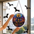 thumbnail image 6 of 8.9 Inches Halloween/Autumn-themed Puzzle Suncatcher, DIY Acrylic Stained Glass Style Window Hanging Decor, Sun Catcher Puzzle Gift for Women, Mom, Grandma, Wife, Garden Lovers, 6 of 9