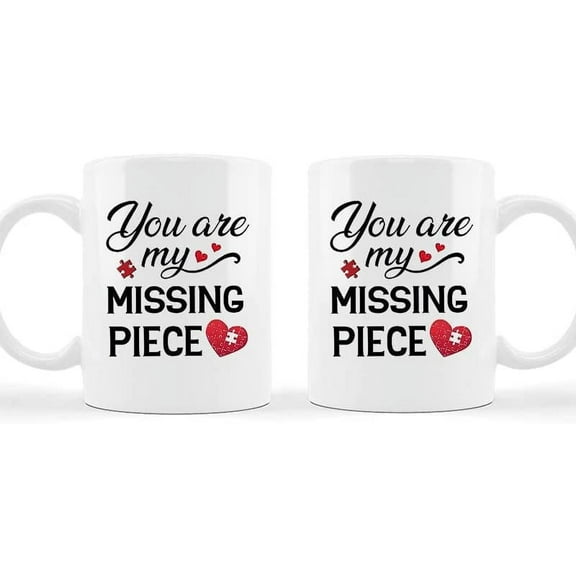 Mugs Gifts For Couple Novelty Coffee For Couple From Boyfriend Girlfriend Romantic Quotes Saying Piece Puzzle White Ceramic 11 15oz Cup Gifts For Men Women On Valentines Anniversary Birthday