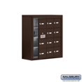 thumbnail image 1 of SalsburyIndustries 19148-12ZSK Cell Phone Storage Locker With Front Access Panel - 4 Door High Unit, Bronze, 1 of 1