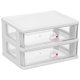 thumbnail image 1 of Clear Stackable Desktop Organizer with Drawers for Office Supplies and Stationery – Space Saving Design for Neat Workspaces, 1 of 2