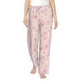 thumbnail image 2 of Goofa Chrysanthemum Printed Soft Pajama Pants for Women, Wide Leg Comfy Casual Lounge Yoga Pants-XX-Large, 2 of 9